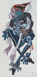 Costume per il paggio della fata cattiva Carabosse, da La bella addormentata, 1918